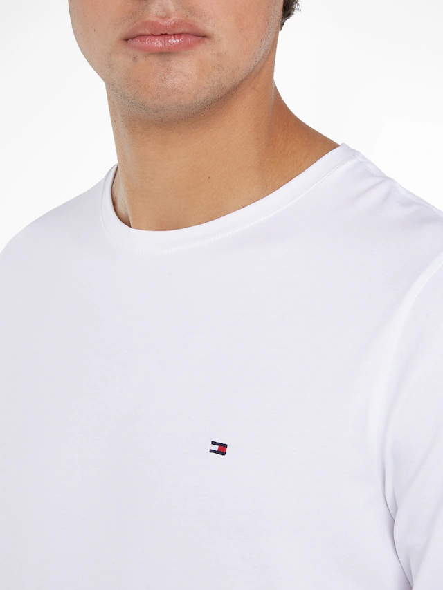 Tommy Hilfiger Langarmshirt »STRETCH SLIM FIT LONG SLEEVE« aus Baumwollstretch