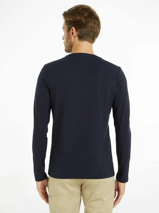 Tommy Hilfiger Langarmshirt »STRETCH SLIM FIT LONG SLEEVE« aus Baumwollstretch