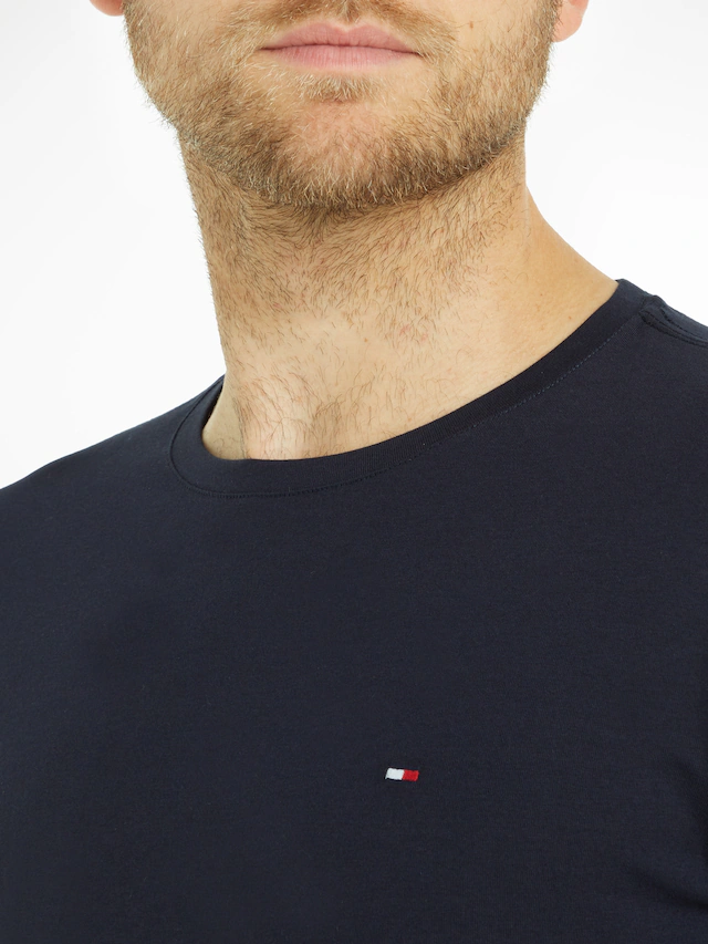 Tommy Hilfiger Langarmshirt »STRETCH SLIM FIT LONG SLEEVE« aus Baumwollstretch