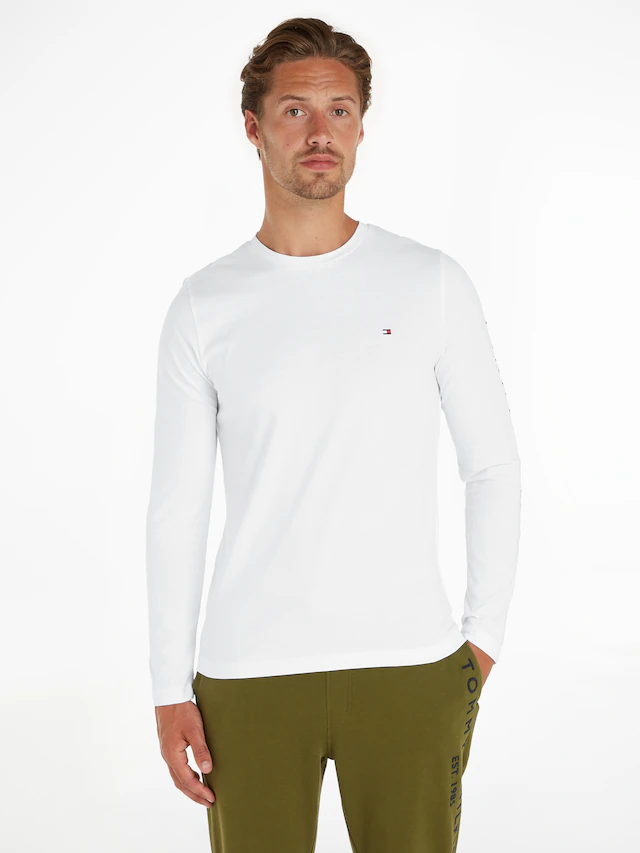 Tommy Hilfiger Longsleeve »TOMMY LOGO LONG SLEEVE TEE« mit Logodruck