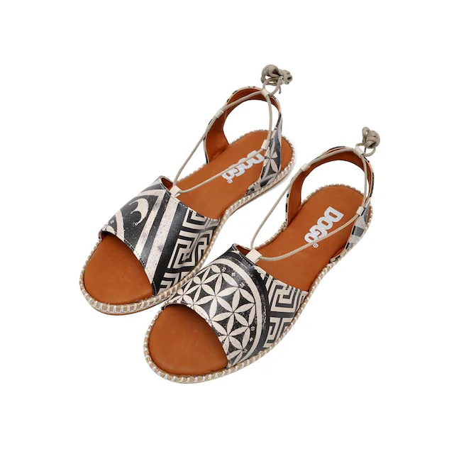 DOGO Sandale »Hazel Victor Bicycles Damen Sandalen, Hazel Spread Your Wings« Handgefertigt