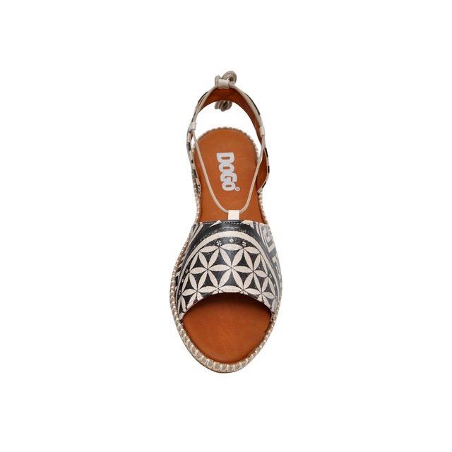 DOGO Sandale »Hazel Victor Bicycles Damen Sandalen, Hazel Spread Your Wings« Handgefertigt