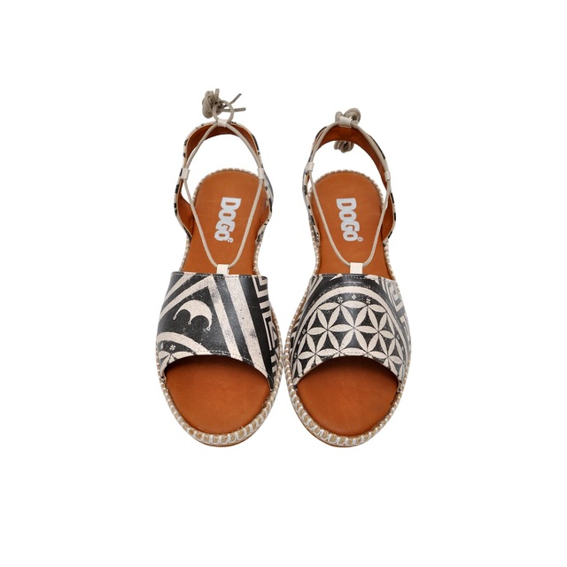 DOGO Sandale »Hazel Victor Bicycles Damen Sandalen, Hazel Spread Your Wings« Handgefertigt