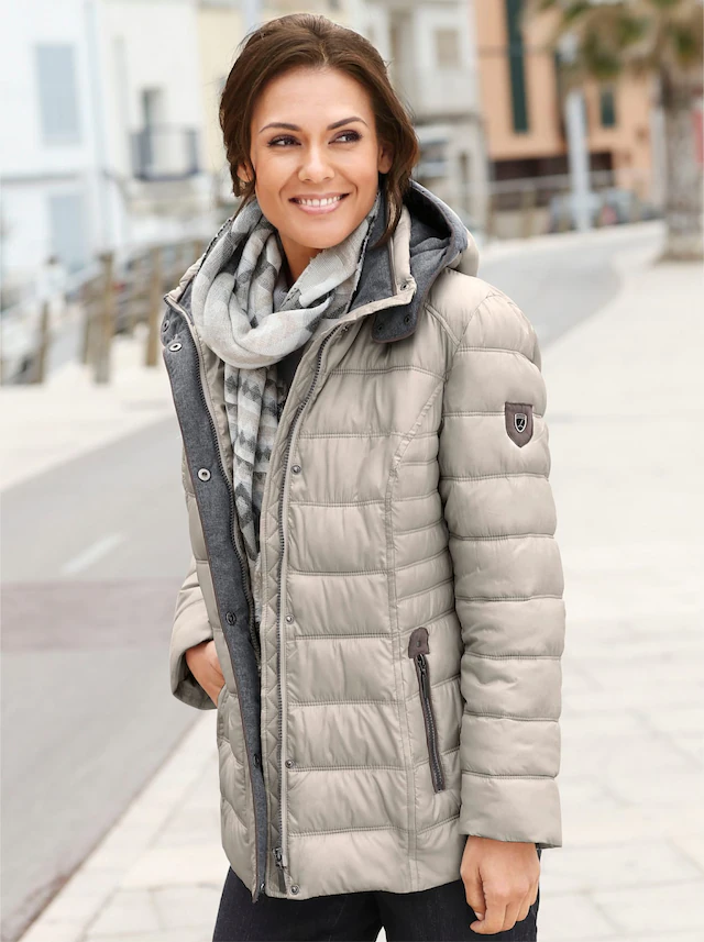 Casual Looks Steppjacke mit Kapuze