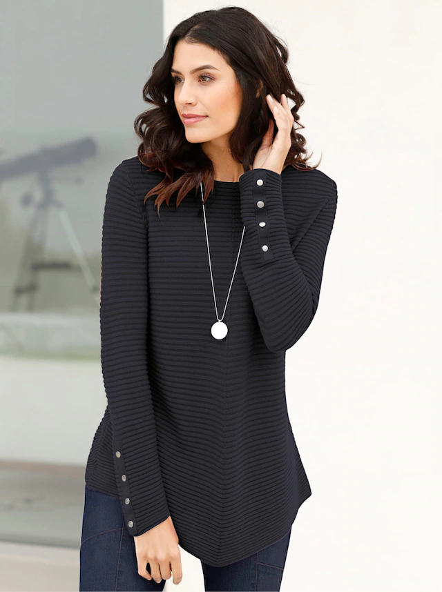 Inspirationen Rundhalspullover »Pullover«