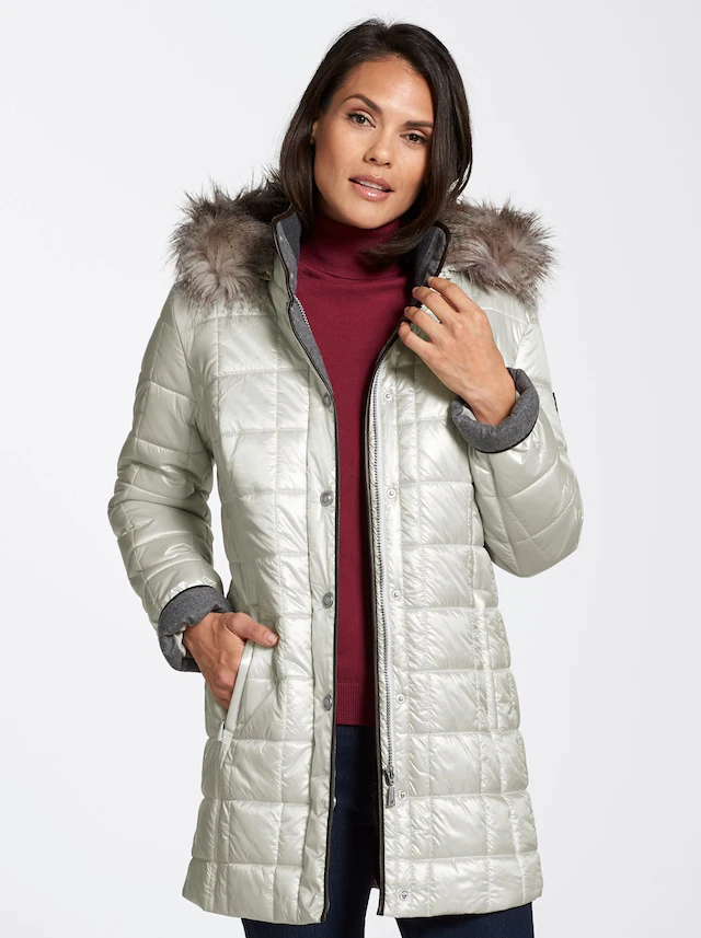 Casual Looks Steppjacke mit Kapuze