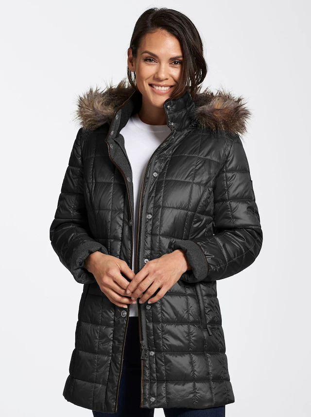 Casual Looks Steppjacke mit Kapuze