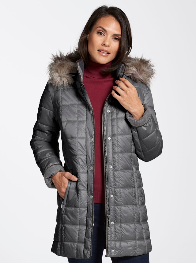 Casual Looks Steppjacke mit Kapuze