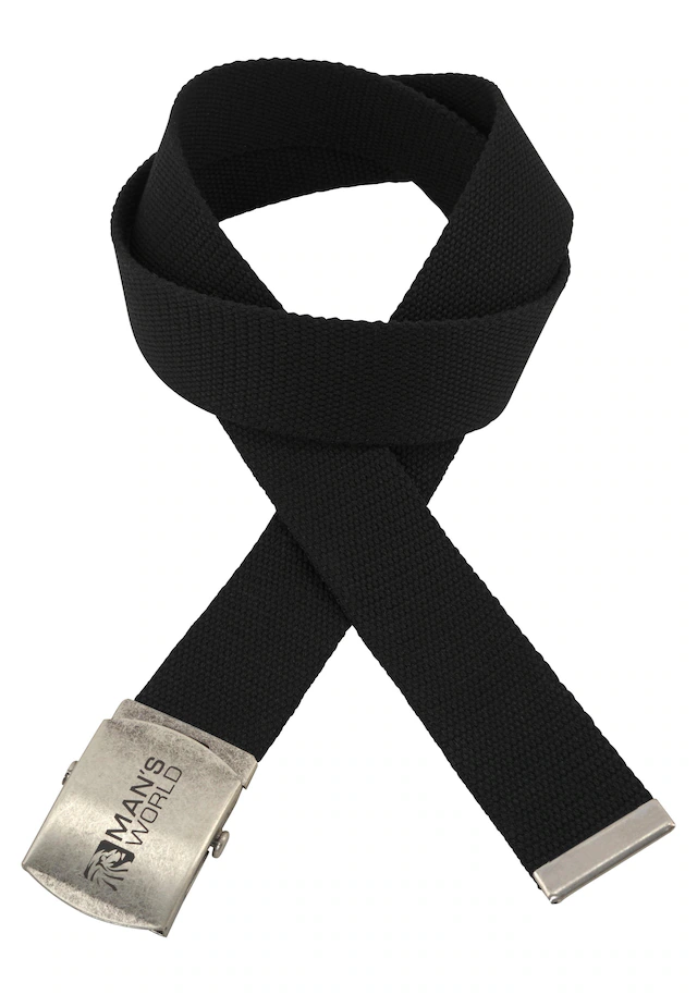 Man's World Stoffgürtel aus Textilband im zeitlosen Design - NEUE FARBE im used Look