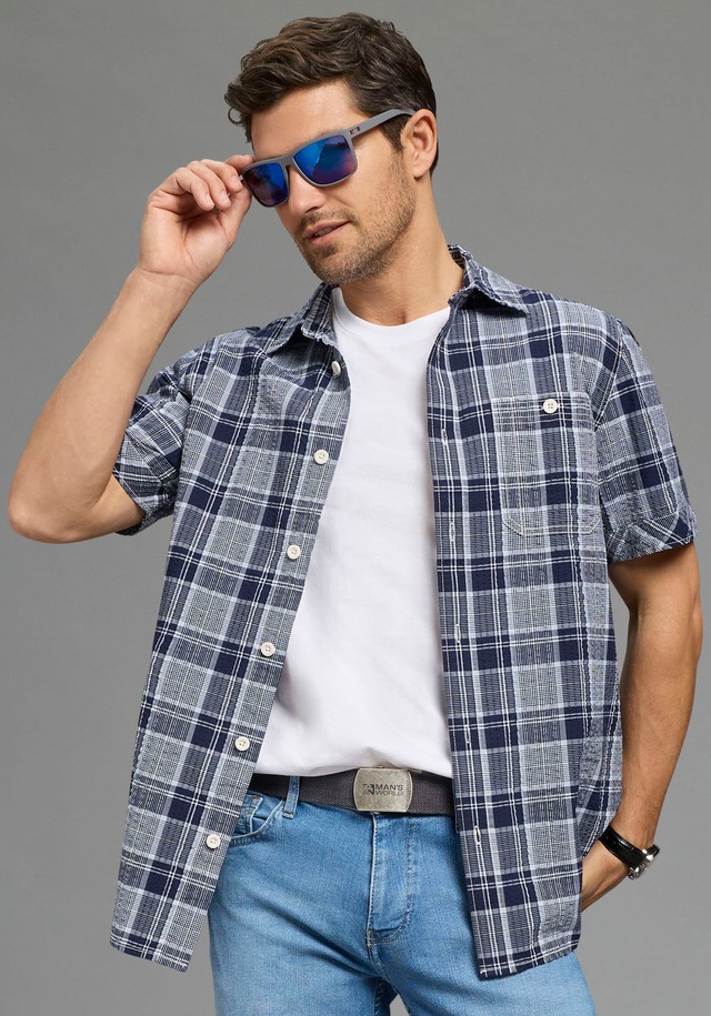 Man's World Stoffgürtel aus Textilband im zeitlosen Design - NEUE FARBE im used Look