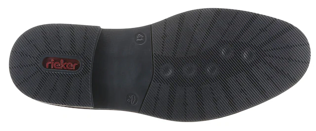 Rieker Schnürschuh mit modischen Ziernähten, Freizeitschuh, Halbschuh, Schnürschuh