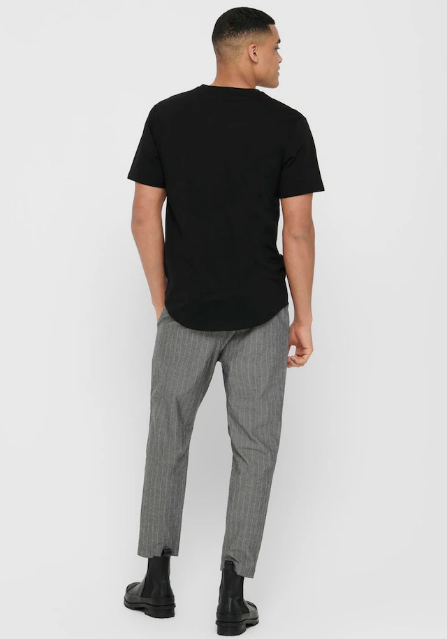 ONLY & SONS Rundhalsshirt »ONSMATT LONGY SS TEE NOOS«