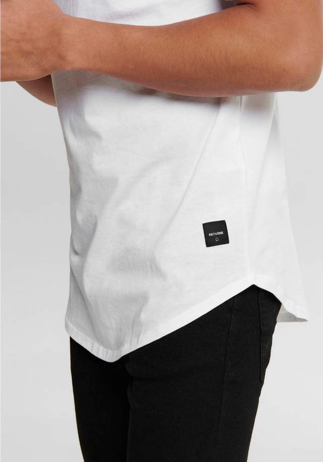 ONLY & SONS Rundhalsshirt »ONSMATT LONGY SS TEE NOOS«