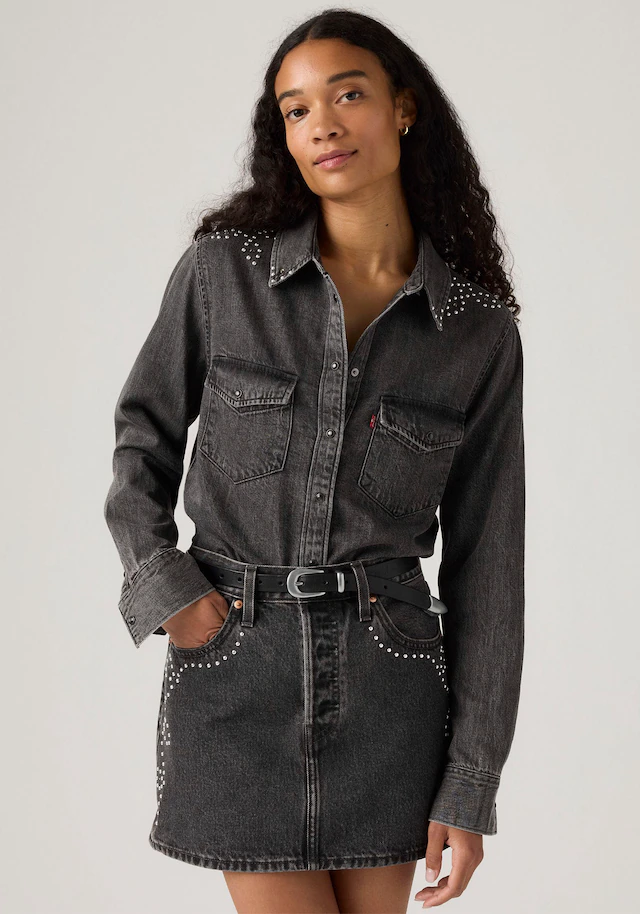 Levi's® Jeansbluse »ESSENTIAL WESTERN« mit Brusttaschen mit Druckknöpfen