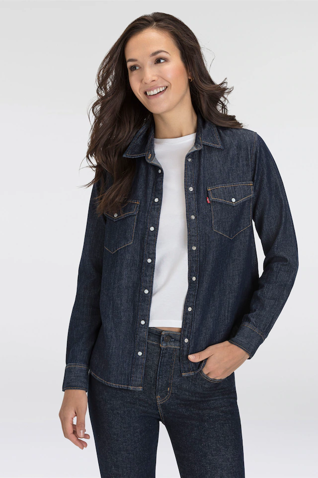 Levi's® Jeansbluse »ESSENTIAL WESTERN« mit Brusttaschen mit Druckknöpfen
