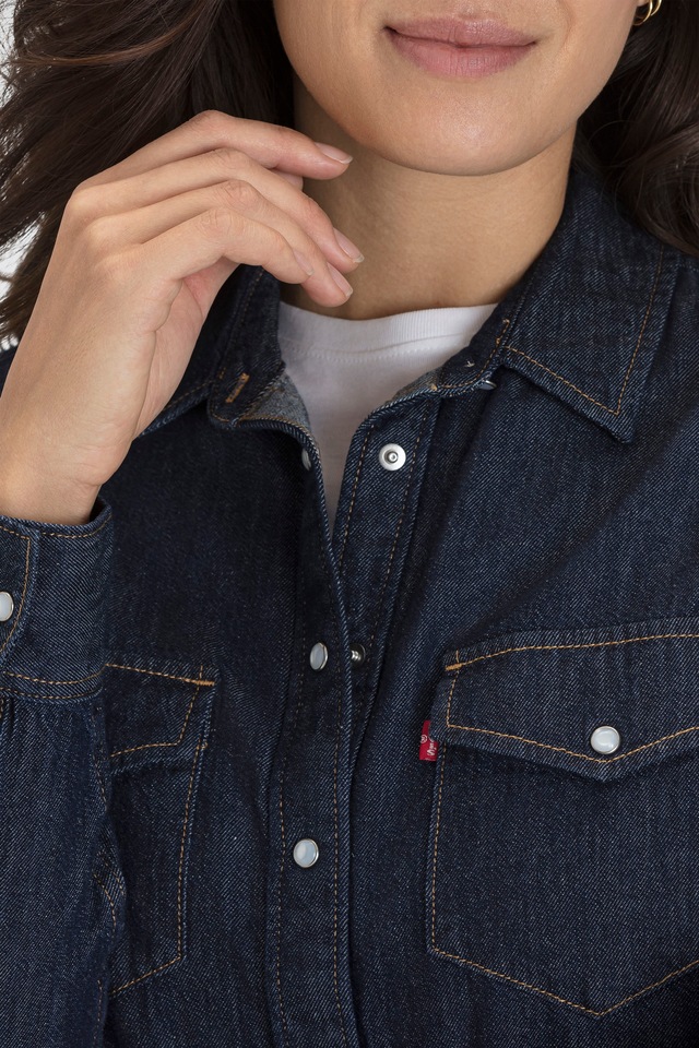 Levi's® Jeansbluse »ESSENTIAL WESTERN« mit Brusttaschen mit Druckknöpfen