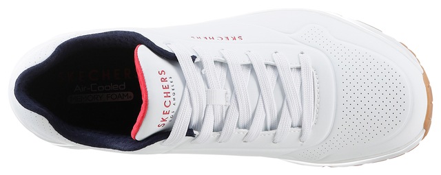 Skechers Sneaker »Uno - Stand on Air« , Freizeitschuh, Halbschuh, Schnürschuh mit extra Dämpfung