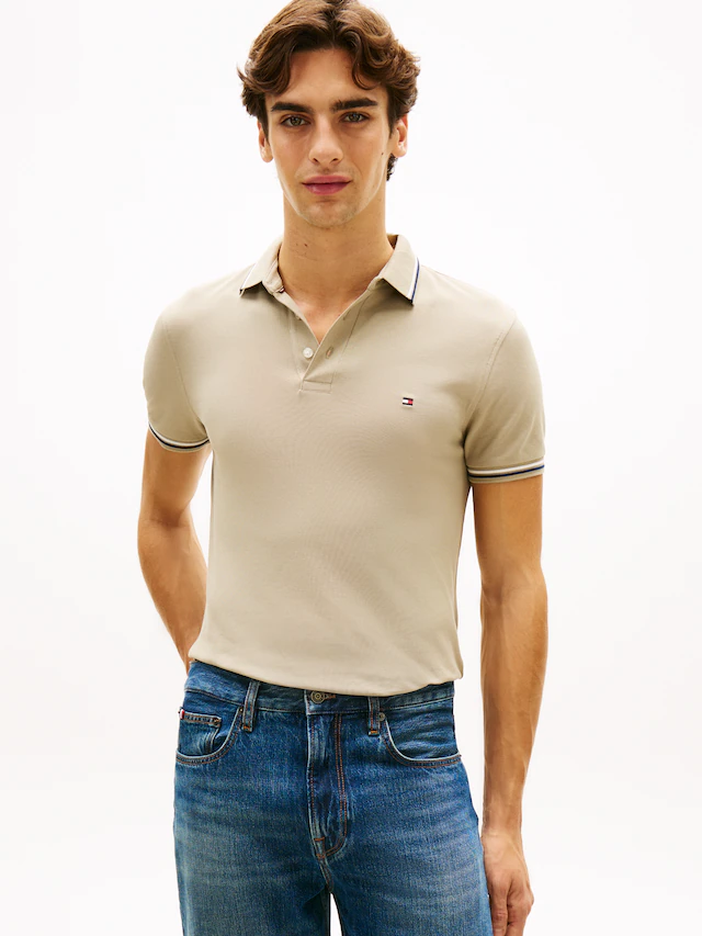 Tommy Hilfiger »TOMMY TIPPED SLIM POLO«