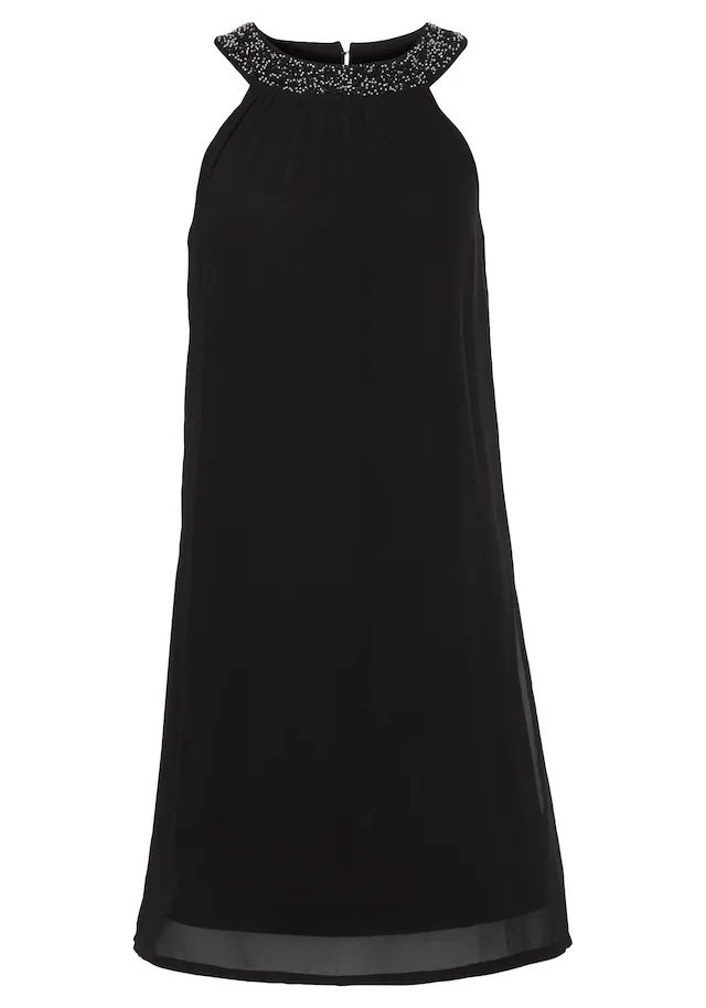 Laura Scott Abendkleid für besondere Anlässe, aus Georgette mit Jerseyfutter, kniefrei