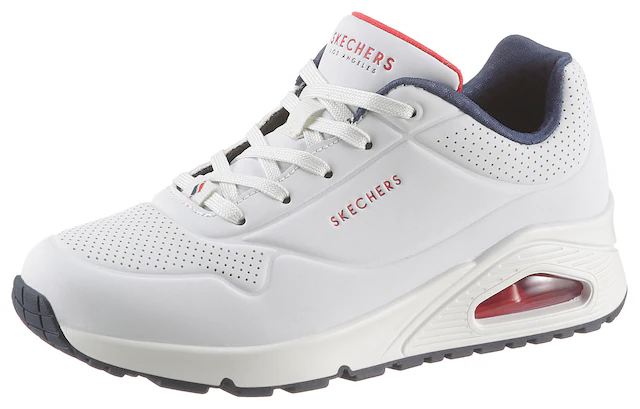 Skechers Wedgesneaker »Uno - Stand on Air« Freizeitschuh, Halbschuh, Schnürschuh mit feiner Perforation