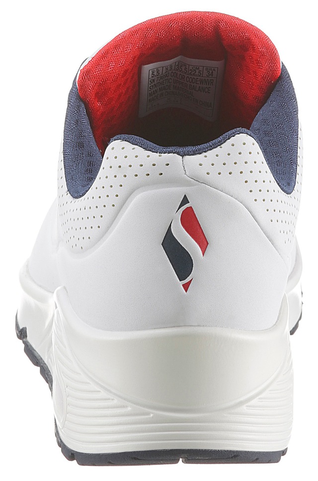 Skechers Wedgesneaker »Uno - Stand on Air« Freizeitschuh, Halbschuh, Schnürschuh mit feiner Perforation
