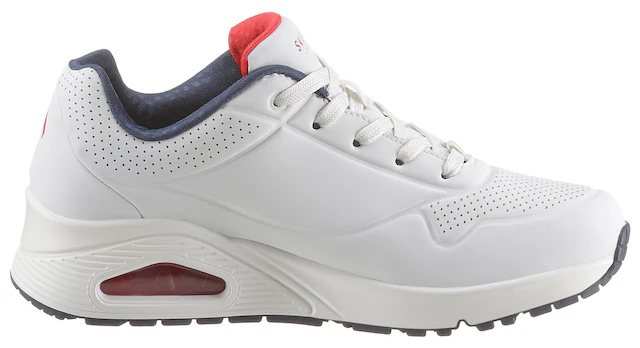 Skechers Wedgesneaker »Uno - Stand on Air« Freizeitschuh, Halbschuh, Schnürschuh mit feiner Perforation