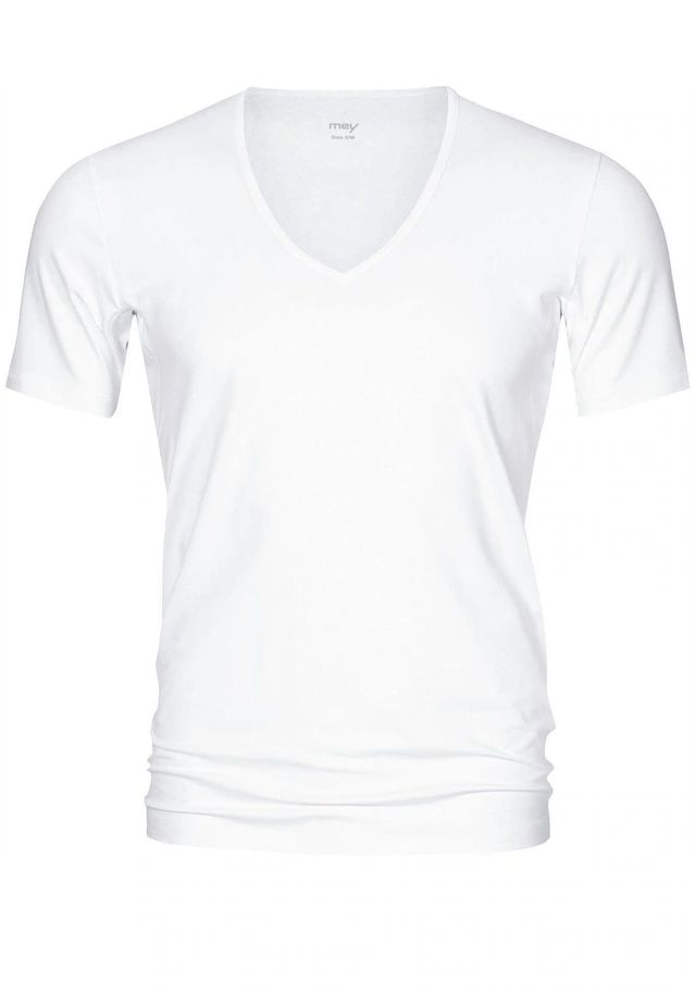 Mey Unterziehshirt »Dry Cotton Functional« Kurzarm, tiefem V-Ausschnitt, Single Jersey, mit extra-langem Rücken