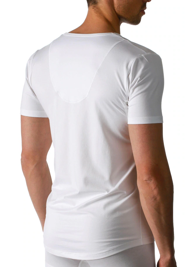 Mey Unterziehshirt »Dry Cotton Functional« Kurzarm, tiefem V-Ausschnitt, Single Jersey, mit extra-langem Rücken