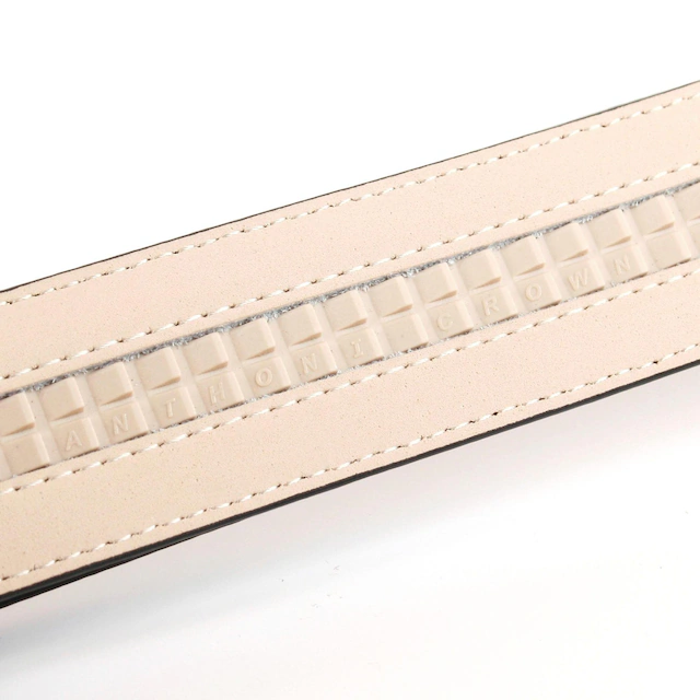 Anthoni Crown Ledergürtel mit Kontrast Stitching