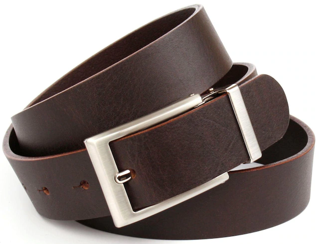 Anthoni Crown Ledergürtel 3,5 cm Casual-Vollledergürtel