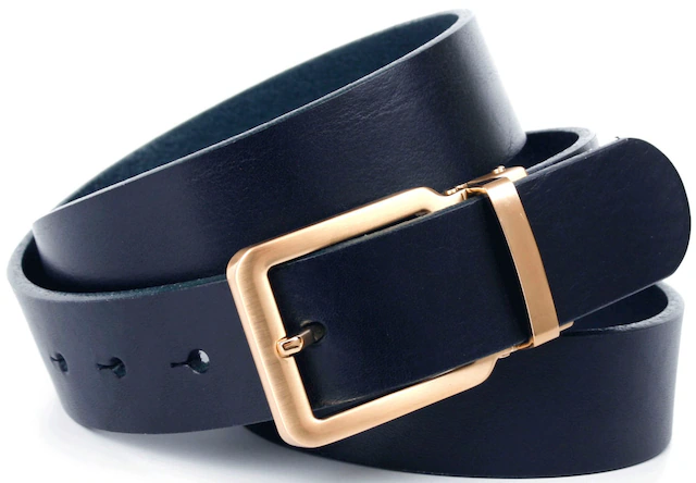 Anthoni Crown Ledergürtel in 4 cm breit für den Casual-Look