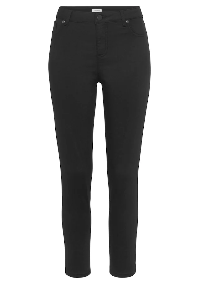 LASCANA 7/8-Jeggings »aus weichem Stretch-Denim« in Skinny-Form, Stretch-Denim, Basic, Röhrenhose