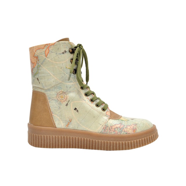 DOGO Schnürboots »Future High Top Boots Believe In Your Wings Damen Stiefeletten,« Handgefertigt