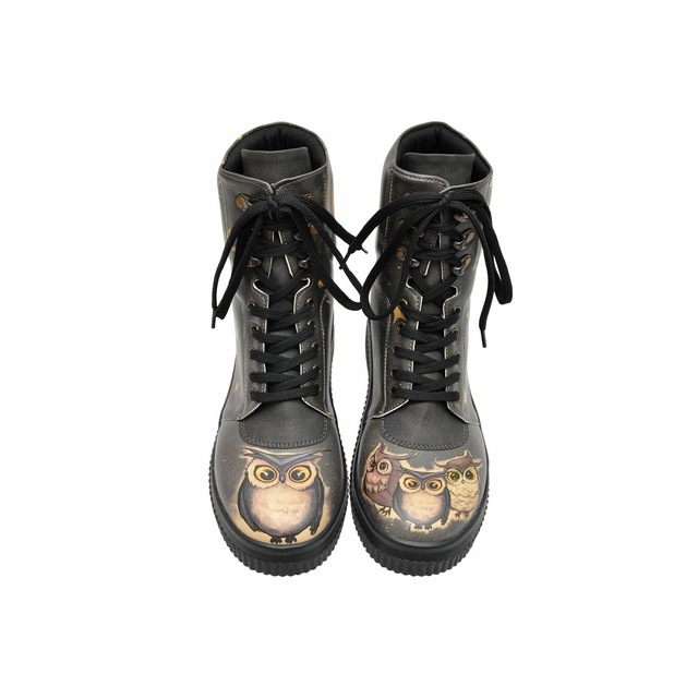 DOGO Schnürboots »Future High Top Boots Believe In Your Wings Damen Stiefeletten,« Handgefertigt