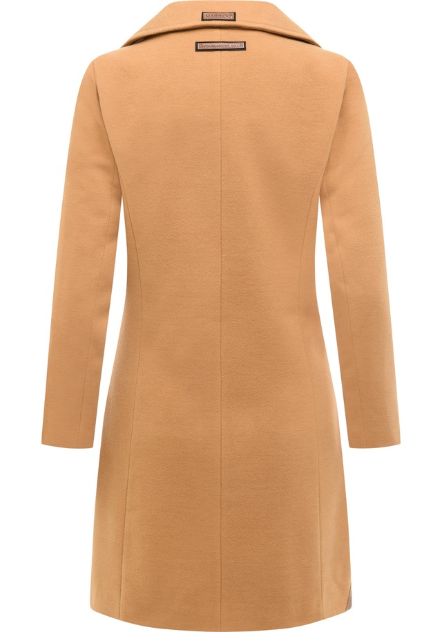Marikoo Kurzmantel »Nanakoo« edler Damen Trenchcoat in Wollmantel-Optik