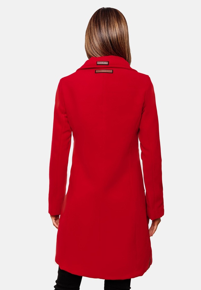 Marikoo Kurzmantel »Nanakoo« edler Damen Trenchcoat in Wollmantel-Optik