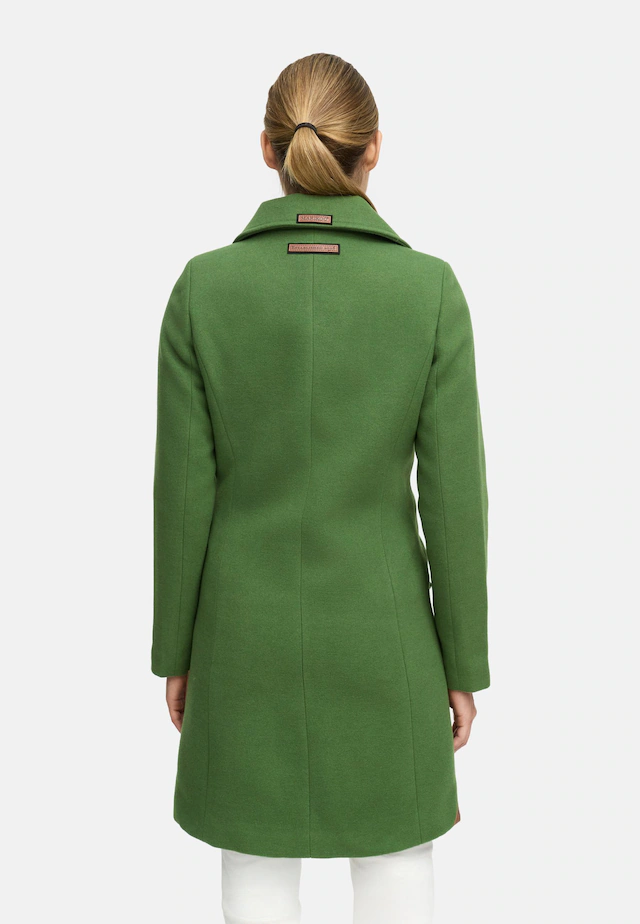 Marikoo Kurzmantel »Nanakoo« edler Damen Trenchcoat in Wollmantel-Optik