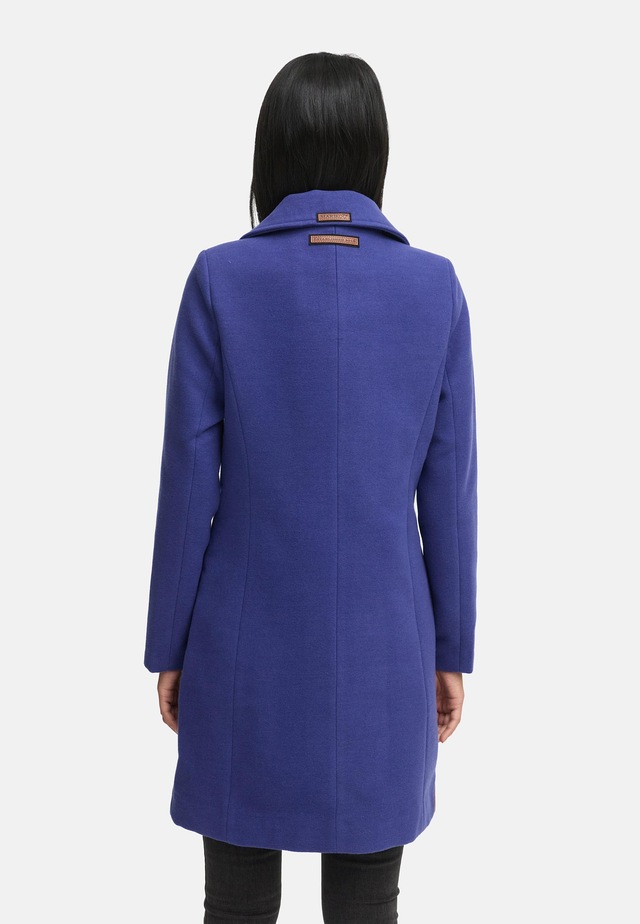 Marikoo Kurzmantel »Nanakoo« edler Damen Trenchcoat in Wollmantel-Optik