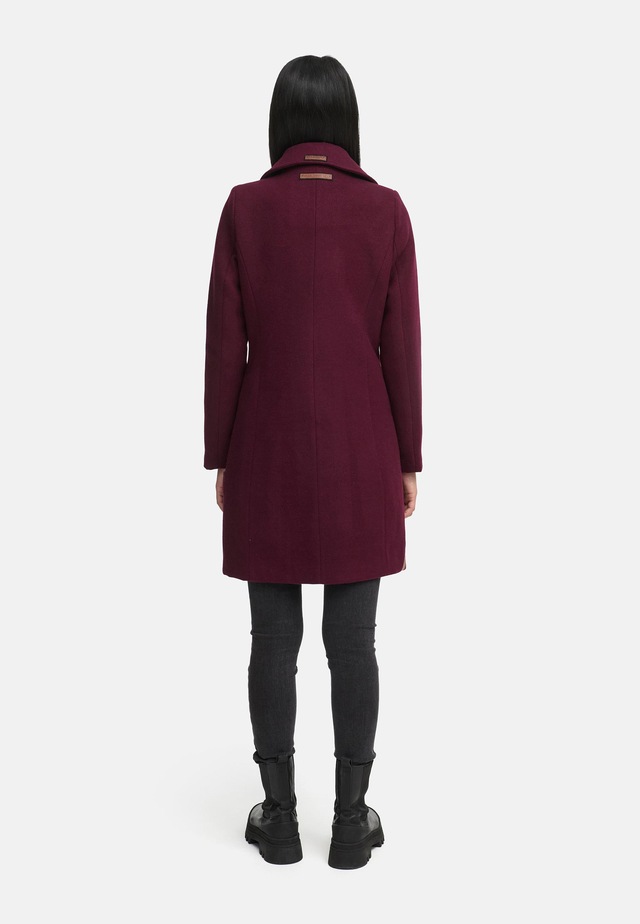 Marikoo Kurzmantel »Nanakoo« edler Damen Trenchcoat in Wollmantel-Optik