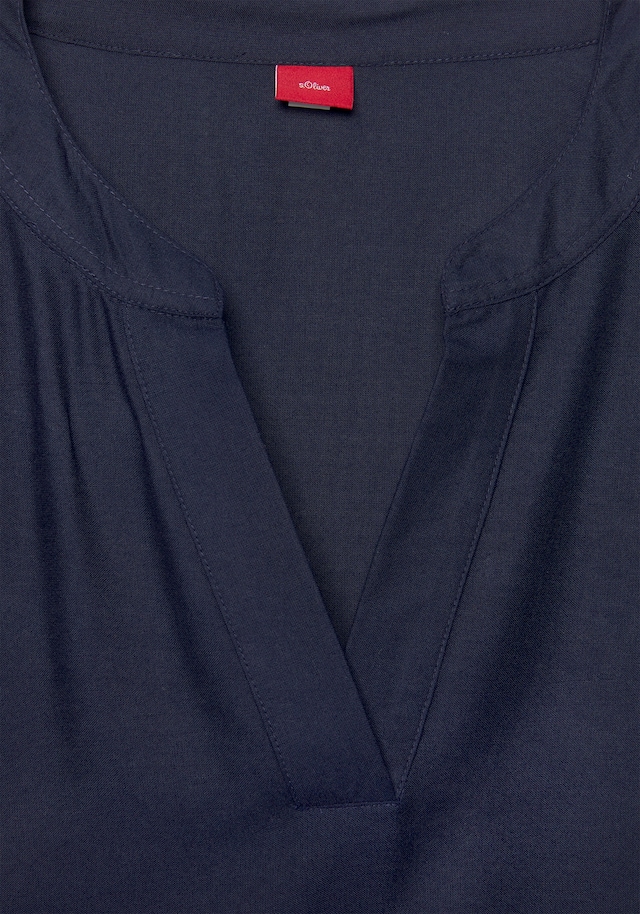 s.Oliver Blusenkleid »mit Volant am Rock« Ohne Taschen luftiges Tunikakleid, Sommerkleid,leichtes Strandkleid,Cover-up, Basic