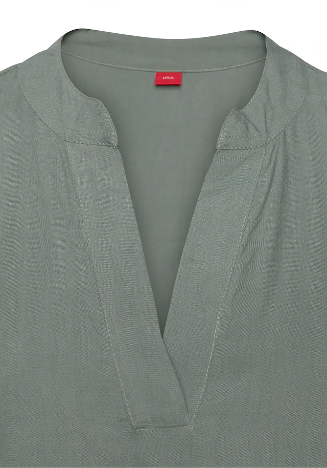 s.Oliver Blusenkleid »mit Volant am Rock« Ohne Taschen luftiges Tunikakleid, Sommerkleid,leichtes Strandkleid,Cover-up, Basic