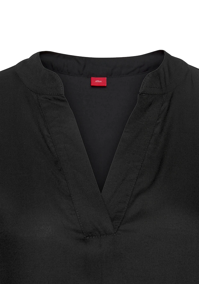 s.Oliver Blusenkleid »mit Volant am Rock« Ohne Taschen luftiges Tunikakleid, Sommerkleid,leichtes Strandkleid,Cover-up, Basic