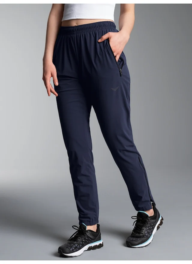 Trigema Jerseyhose »TRIGEMA Freizeithose mit Bein-Reißverschluss«