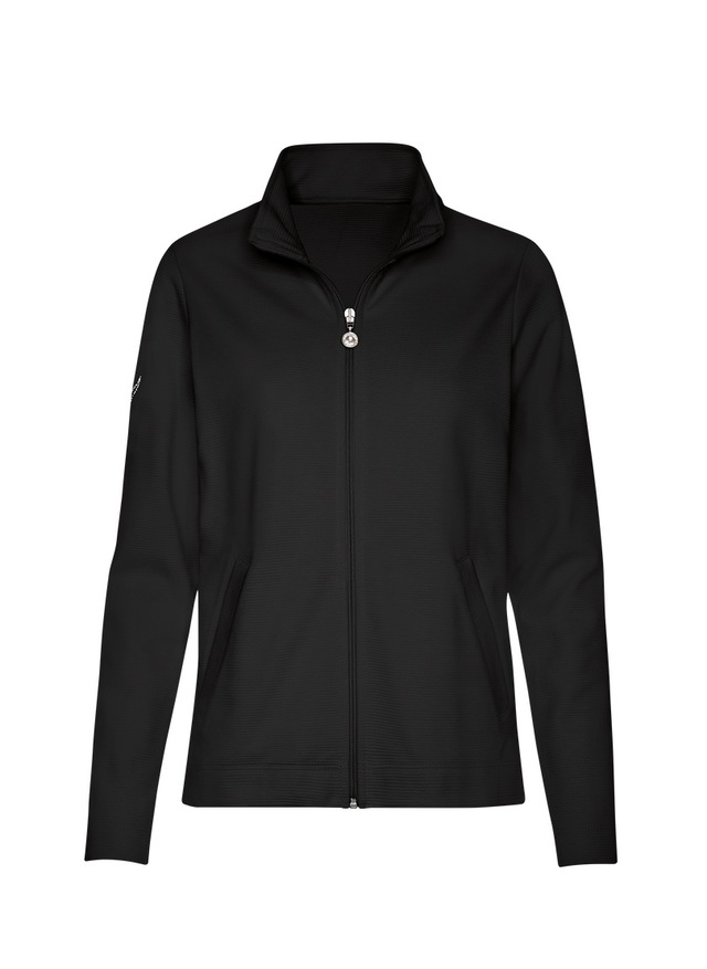 Trigema Sweatjacke »TRIGEMA Jacke mit funkelnden Strass-Steinen« 1 Stk.