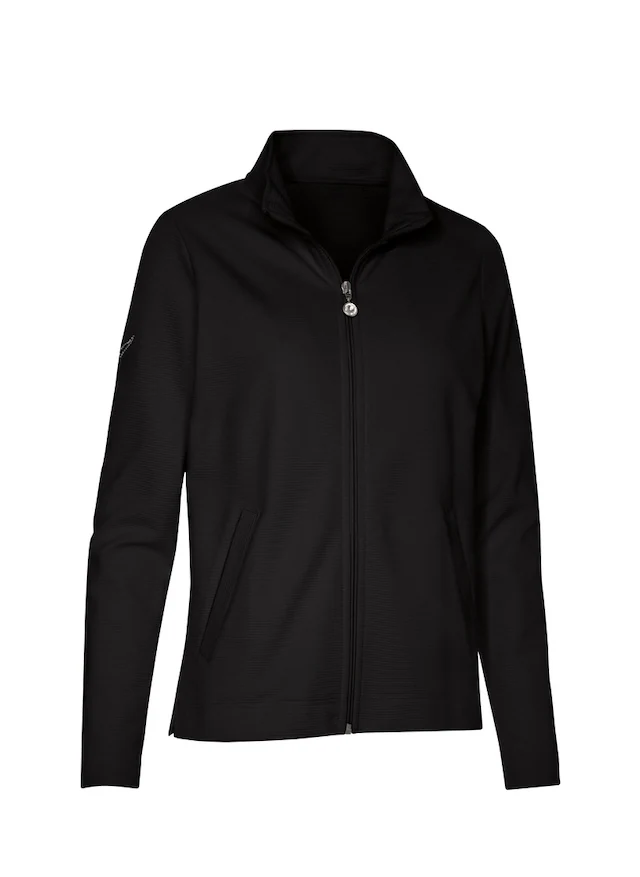 Trigema Sweatjacke »TRIGEMA Jacke mit funkelnden Strass-Steinen« 1 Stk.