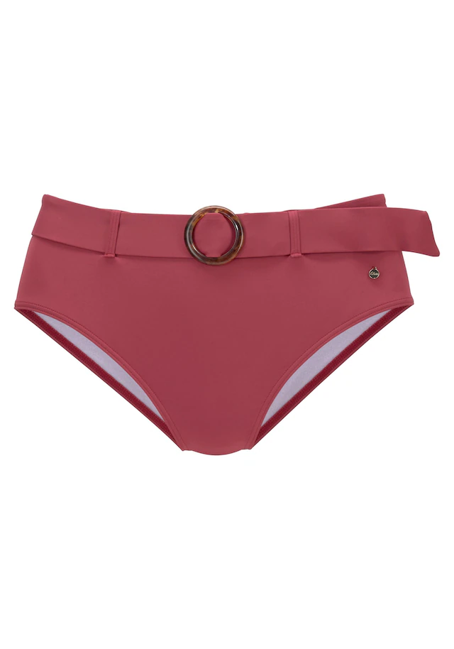 s.Oliver Highwaist-Bikini-Hose »Rome« mit abnehmbarem Gürtel