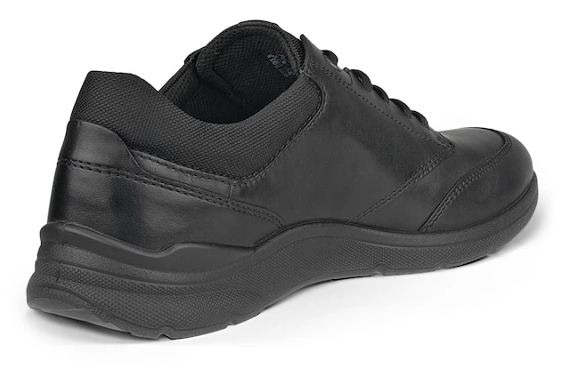 Ecco Schnürschuh »Irving« , Freizeitschuh, Halbschuh, Schnürschuh mit gepolstertem Schaftrand