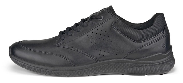 Ecco Schnürschuh »Irving« , Freizeitschuh, Halbschuh, Schnürschuh mit gepolstertem Schaftrand