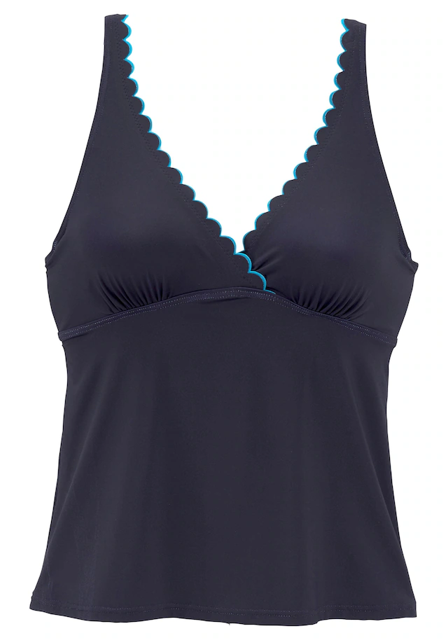 LASCANA Bügel-Tankini-Top »Camilla« mit Farbkontrast