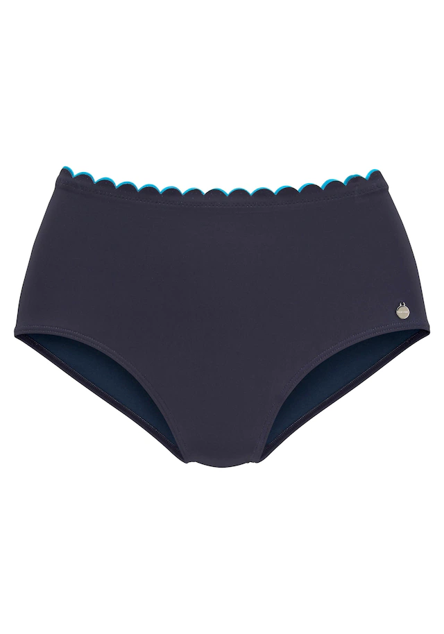 LASCANA Highwaist-Bikini-Hose »Camilla« mit Farbkontrast